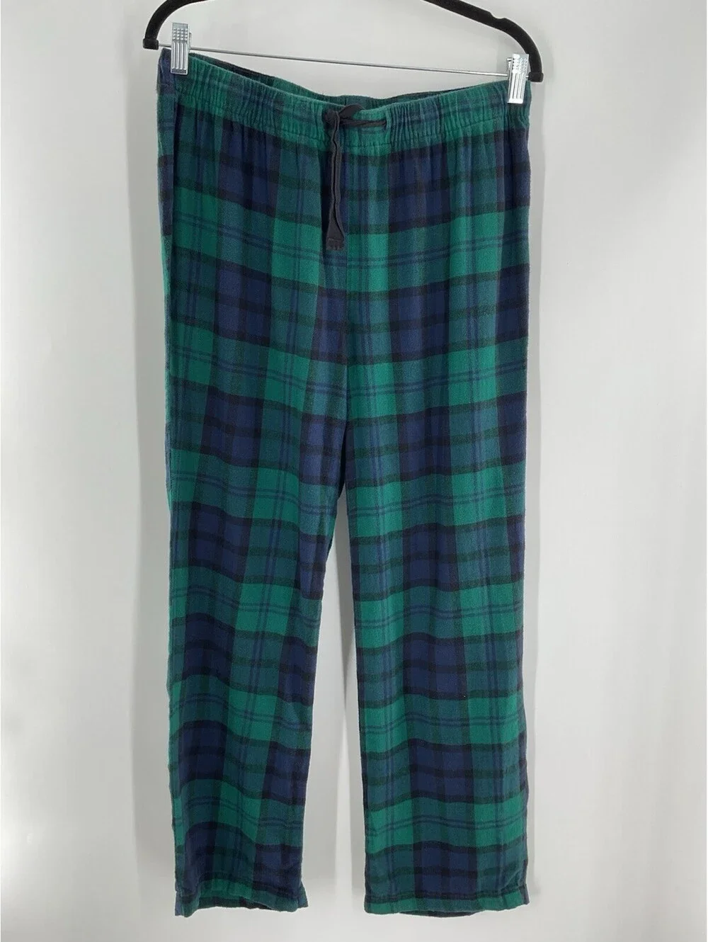 Old Navy Medium Flannel Pajama Pants Men’s Blue Green 106